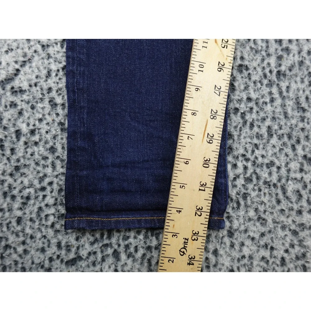 J.Crew 484 Slim Fit Jeans Mens 32x34 Dark Wash Japanese Kurabo Denim Indigo